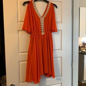 XOXO Orange sleeveless sundress. Size small